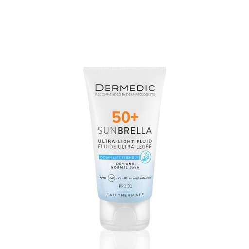 [5901643177546] Dermedic Sunbrella Ultra-light fluid SPF 50+dry and normal skin 40 ml