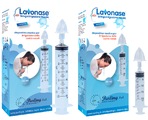 [8054609194259] Purling Lavonase Siringa Irrigazione Nasale 20 ml