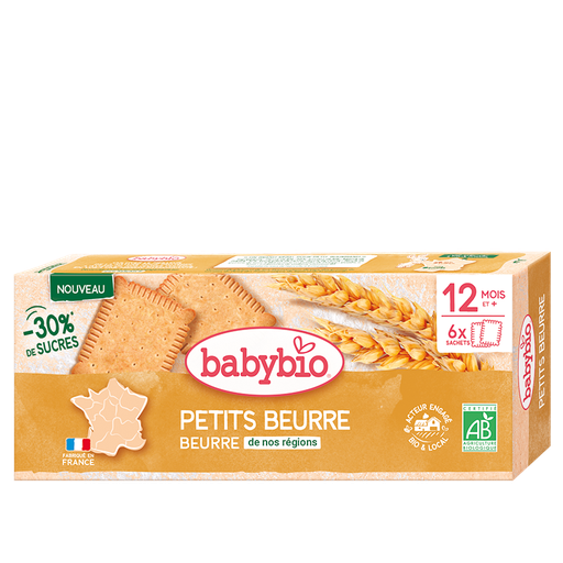 [50025] Babybio Butter Biscuits -Organic +12months