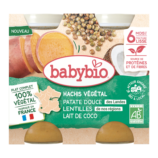 [51061] Babybio Vegetal Shephard's Pie Jar +6months 2x200gr