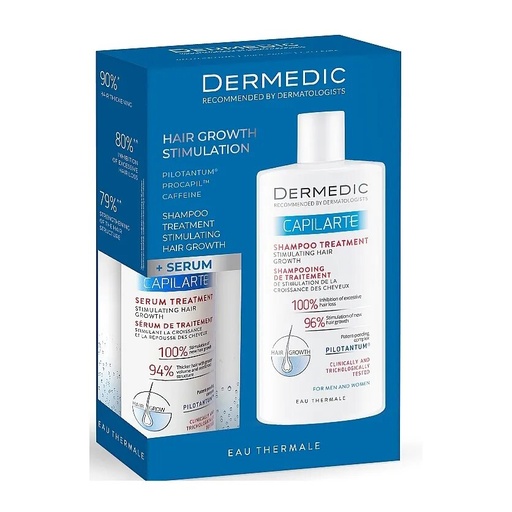 [ZDCAP0174-201] Dermedic Set Capilarte Serum Treatment 150ml+ Shampoo Treatment 300ml