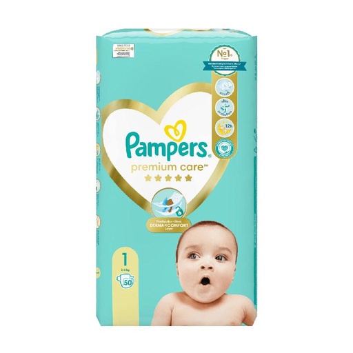 [8006540858035] Pampers Premium Care 1 x 50 cope