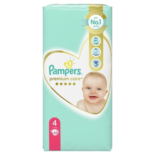 Pampers Premium Care 4 x 52 cope