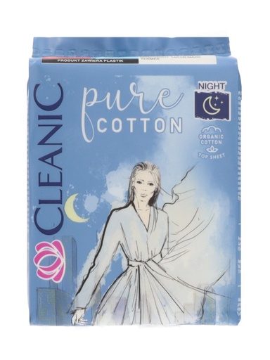 Harper Cleanic Pure Soft Night Sanitary Pads 8pcs (foil)