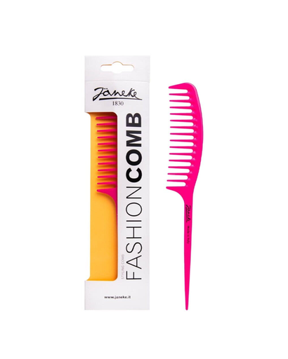 [82826 FFL] JANEKE FASHION COMB FOR GEL APPLICATION PINK FLUO