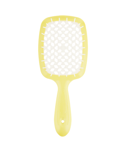 [93SP226 GIA] JANEKE SUPERBRUSH VENTED BRUSH WITH SOFT PINS YELLOW PASTEL
