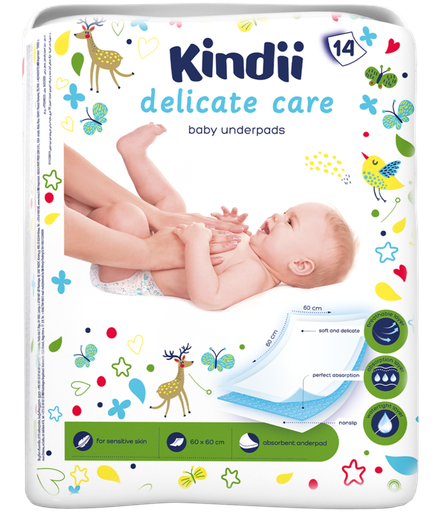 [5900095034643] Harper Kindii Delicate Care Underpads 14 pcs. (60x60)