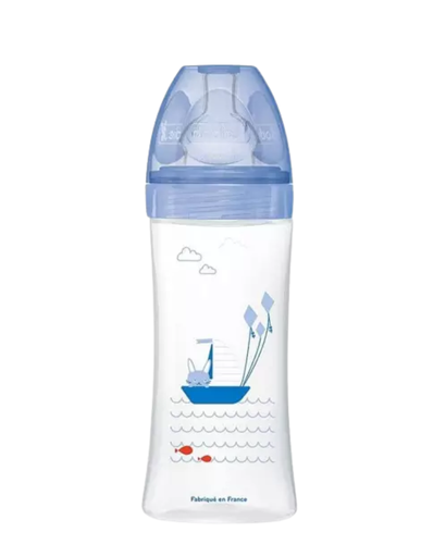 [3700763536644] Dodie Bottle Sensation+ Anti-colic 330ml SEA +6 months flat Teat flow 3