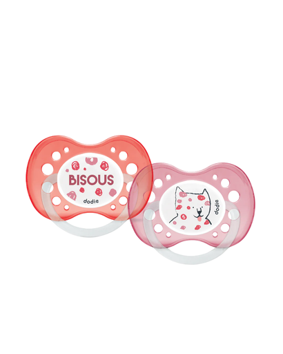 [3700763503257] Dodie Soother +18 months DUO FUNNY ANIMALS GIRL A71