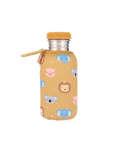 [8434149218262] Tutete Steel Bottle with Animal Friends Cover 500ml