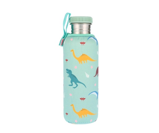 [8434149774140] Tutete Steel Bottle with Dinosaurios Cover 750ml
