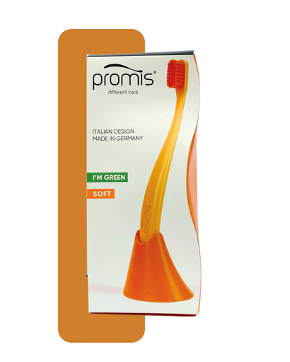 [4260689830442] Promis Orange Brush & Holder