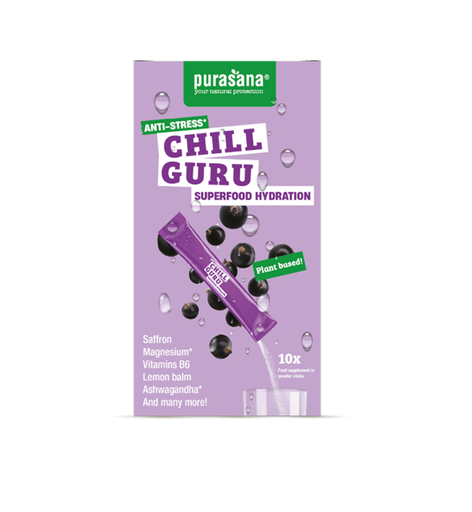 [PURAHS03] Purasana Hydration Superfoods Chill Guru 10 x 4.5g