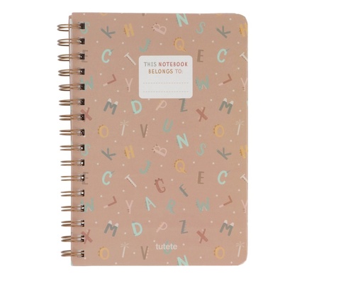 [8434149846946] Tutete School Notebook Funny Letters