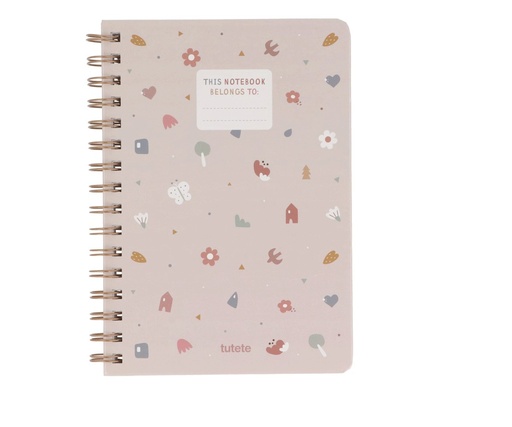 [8434149608445] Tutete School Notebook Geometric Nature