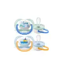 Avent Ultra Soft cuco 0-6m blu x2