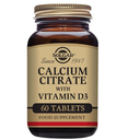 Solgar Calcium Citrate + Vit D3 * 60tab