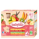 Babybio Multipack Fruits Pouch +6months 8x90gr
