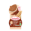 Babybio Semolina Cream with Cocoa +6months 2x100gr