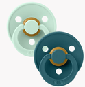 Bibs Colour 2 Pack Latex Size 2 Nordic Mint/Forest Lake 