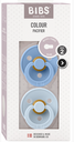 Bibs Colour 2 Pack Latex Size 2 Sky Blue/Baby Blue 