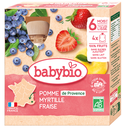 Babybio Pouch +6months 4x90gr