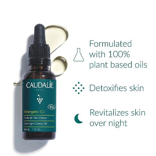 [351] Caudalie – Overnight Detox Oil Vinergeting C+,30ml