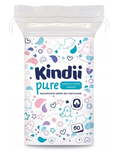 [5900095000792] Cleanic Kindii Pure Baby Cotton Pads katrore * 60 cope