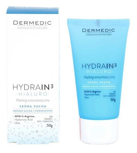 [604-DM-110] Dermedic Hydrain3 Peeling Enzimatik, 50ml