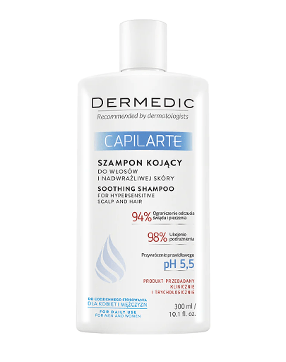 [604-DM-172] Dermedic Capilarte Soothing Shampoo pH 5.5,300ml