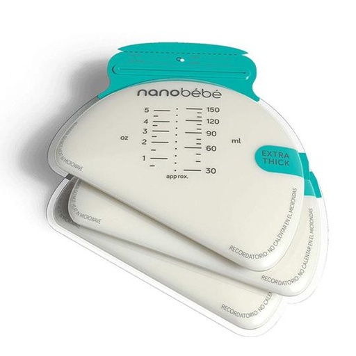 [FUS5010262] Nanobebe Breastmilk Storage Bags  50cop, 150ml