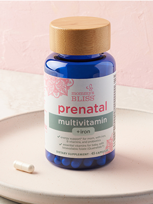 [679234106279] Mommys Bliss Prenatal Multivitamin + Iron ,45 caps