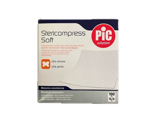 [8058090007241] Pic Garza stericompress SOFT 10x10cm 100pcs