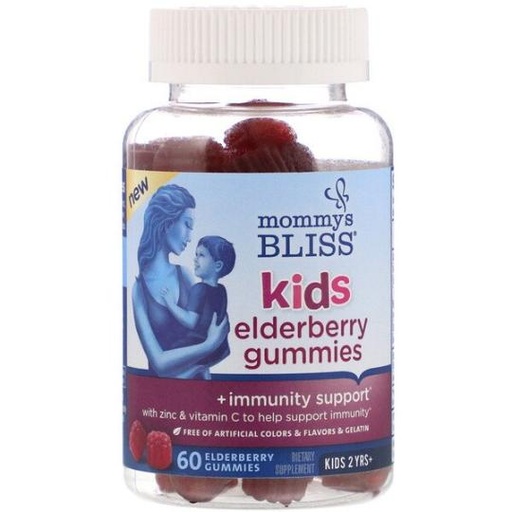 [679234071430] Mommys Bliss Elderberry Gummies,60gummies